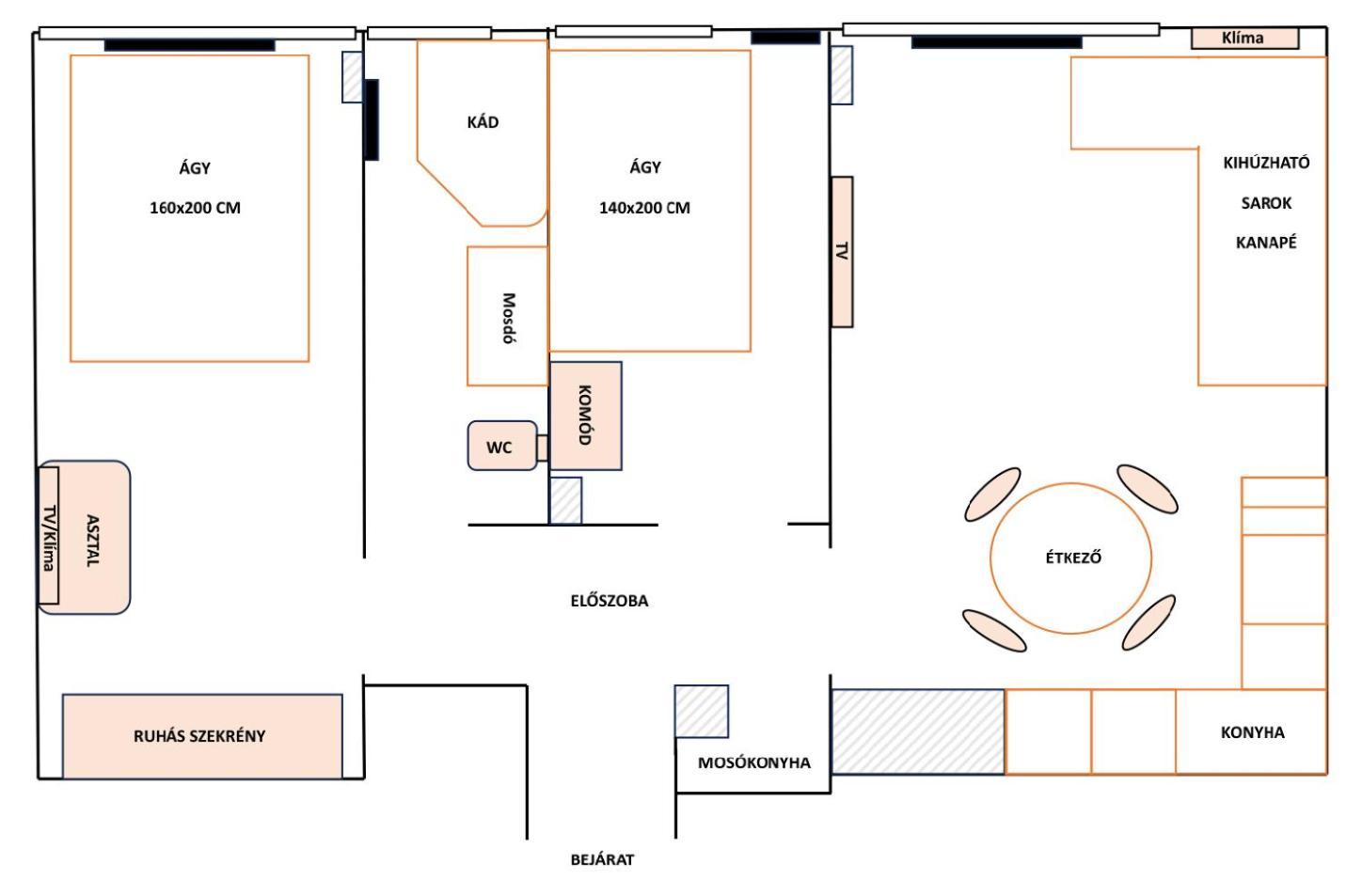 Millennium Apartman Tatabanya Exterior photo